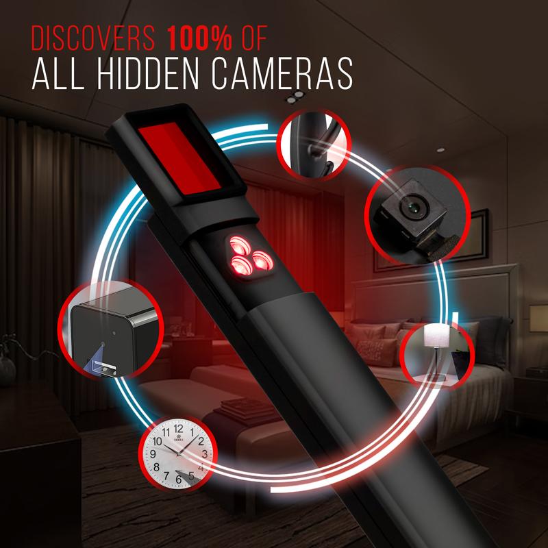 The Hidden Camera Detector (Military Grade, With Built-In RF And GPS Tracking Detection) for Hotel and Airbnb Safety